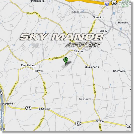 Sky Manor Airport Location / Directions